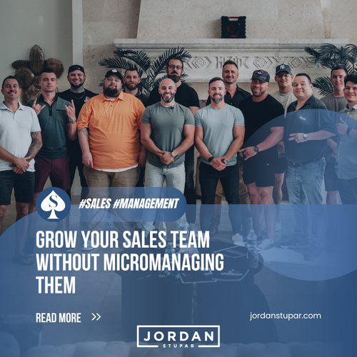 How do you coach salespeople without micromanaging them?