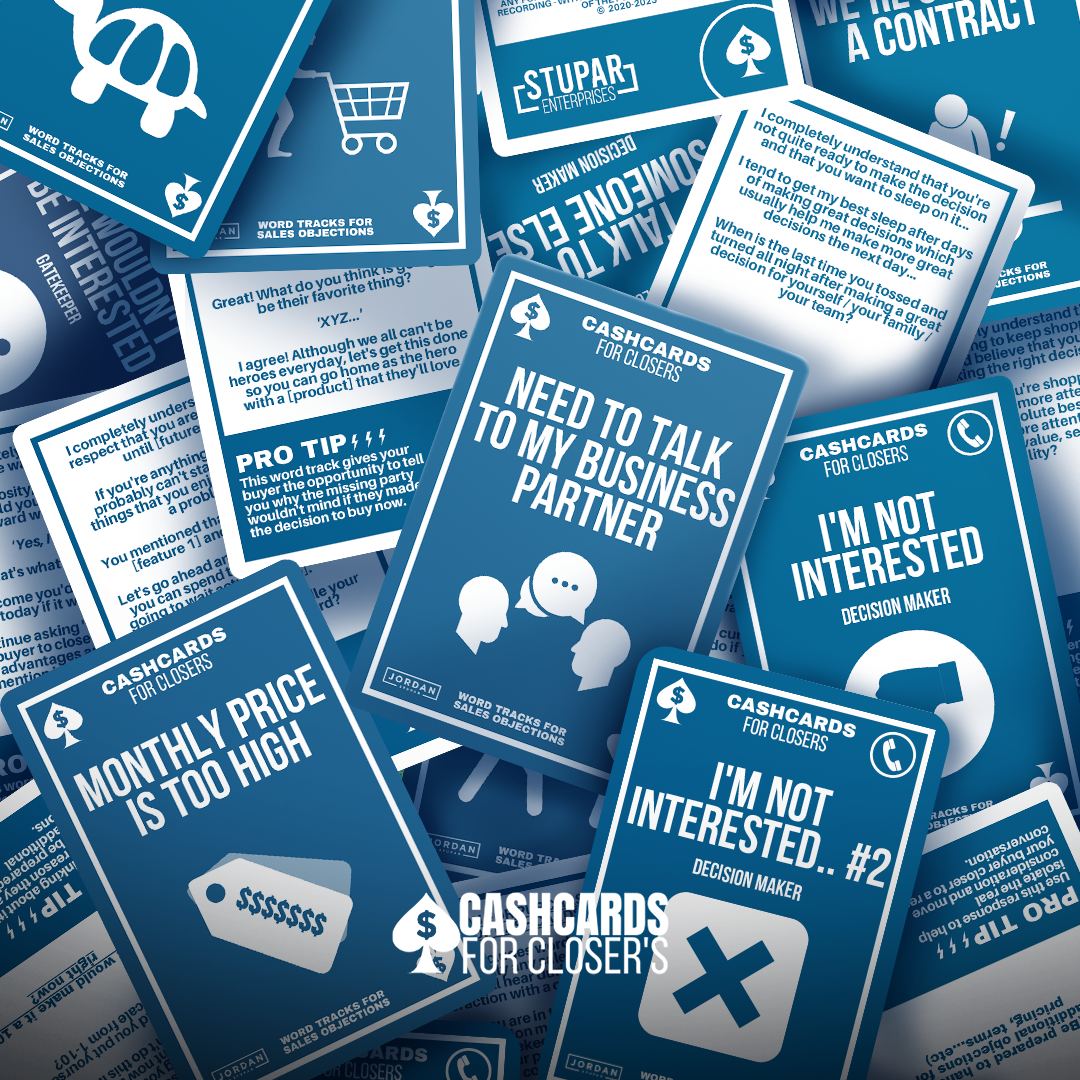 Cashcards: Flashcards For Closers