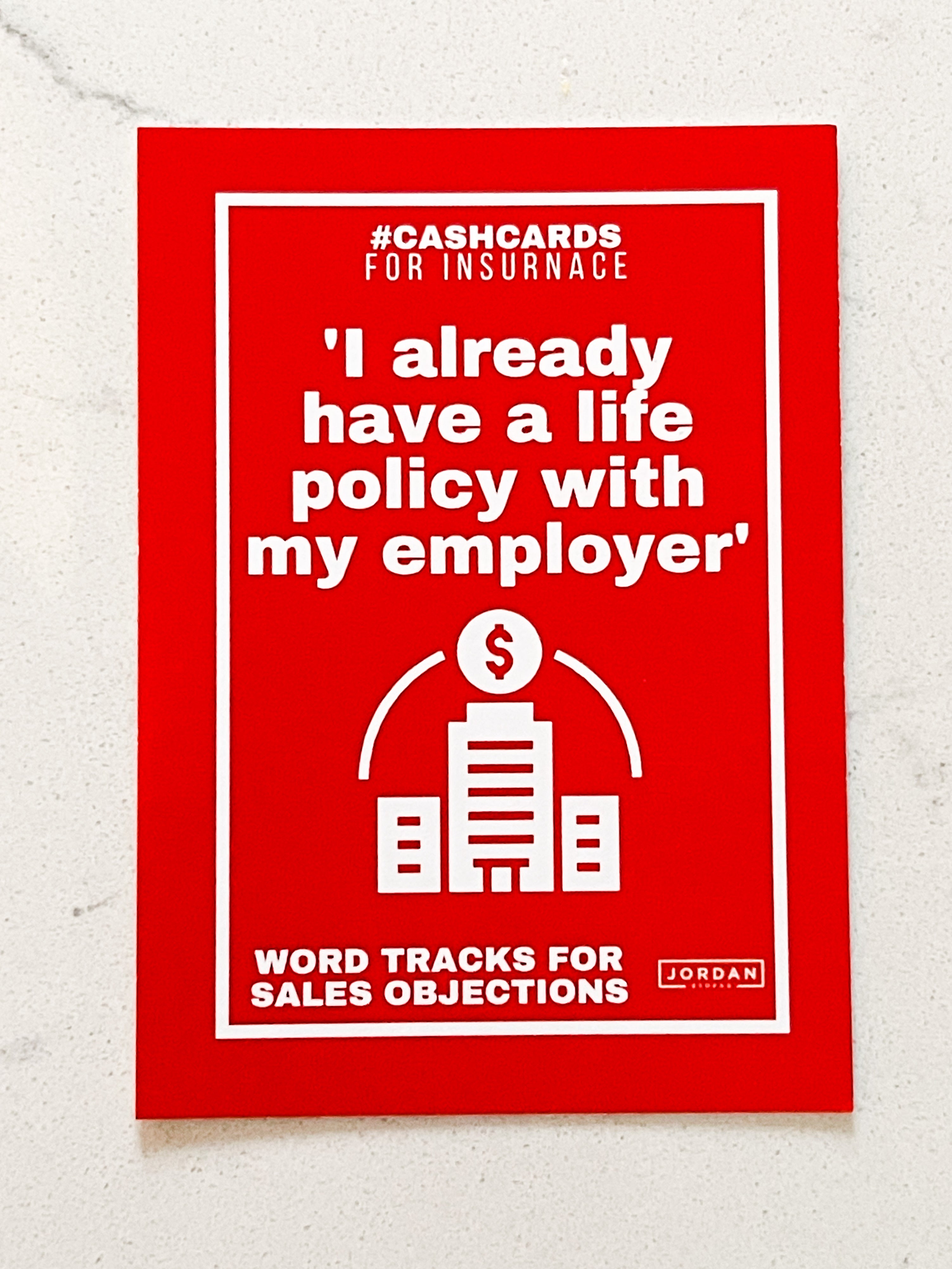 Cashcards: Flashcards for Insurance Objections